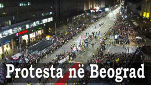 Protest masive në Beograd, Vuçiç në “PANIK”